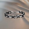 Men's Bracelet — White, Silver Gold, Silver Black, Gold product photo 3 | Glossy.pk Pakistan