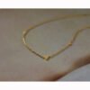 Mini Heart Necklace & Three-Hearts Bracelet Set product photo 4 | Glossy.pk Pakistan