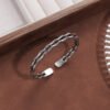 New Design Woven Double Layer Bamboo Men’s Bracelet Personality Vintage Open Bracelet Men’s Casual Party Gifts anti-tarnish jewellery from Glossy.pk, Lahore