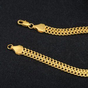 Men's Foxtail Bracelet — Gold Tone