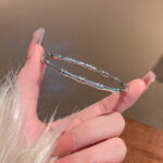 European and American cross-border wholesale 18K gold bamboo titanium steel bracelet simple fashion ins design Internet celebrity high-end sense hand ornament women Glossy.pk