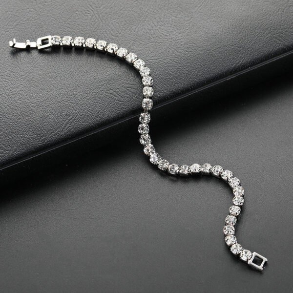 Row bracelet — silver & gold tones, 16/22 in product photo 3 | Glossy.pk Pakistan