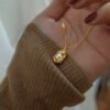 French Peanut Pearl-Style Clavicle Necklace product photo 3 | Glossy.pk Pakistan