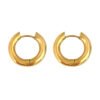 Hoop Earrings — Gold & Steel Colours, 20/22 Sizes product photo 4 | Glossy.pk Pakistan