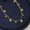Super Beauty Spot Clavicle Chain Geometric Round Square Pear-shaped Temperament Small Necklace Titanium Steel Plated 18k Gold anti-tarnish jewellery from Glossy.pk, Lahore