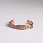 European and American Amazon New Viking Magnetic Ancient Red Copper Bracelet Cross-border TEMU Popular Open Magnet Bracelet