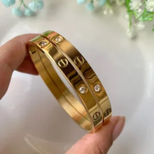 Love-Style Stone-Set Bracelet
