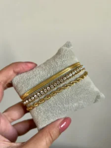 3-Piece Trendy Chain Bracelet Set — jewellery from Glossy.pk, Pakistan