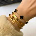 3 Pcs-Trendy Clover Bracelet Combo SETS - Image 4