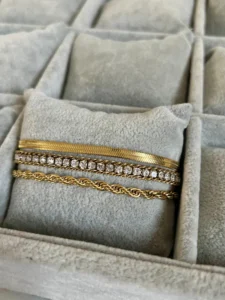 3-Piece Trendy Chain Bracelet Set product photo 2 | Glossy.pk Pakistan