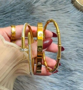 3-Piece Classic Bangle Set (Stainless Steel) — jewellery from Glossy.pk, Pakistan