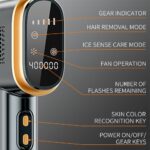 Glossy Sapphire ICE IPL Laser Hair Removal Device - Image 7