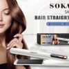 SOKANY Ceramic Hair Straightener (Ceramic Coating Plates) — jewellery from Glossy.pk, Pakistan