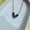 Black Heart Trendy Love Pendant anti-tarnish jewellery from Glossy.pk, Lahore