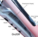 JMF-ET8864 STEAM ANION CERAMIC HAIR STRAIGHTNER - Image 4