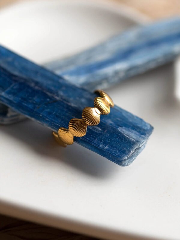 Antique Leafy Adjustable Ring — Gold-tone product photo 3 | Glossy.pk Pakistan
