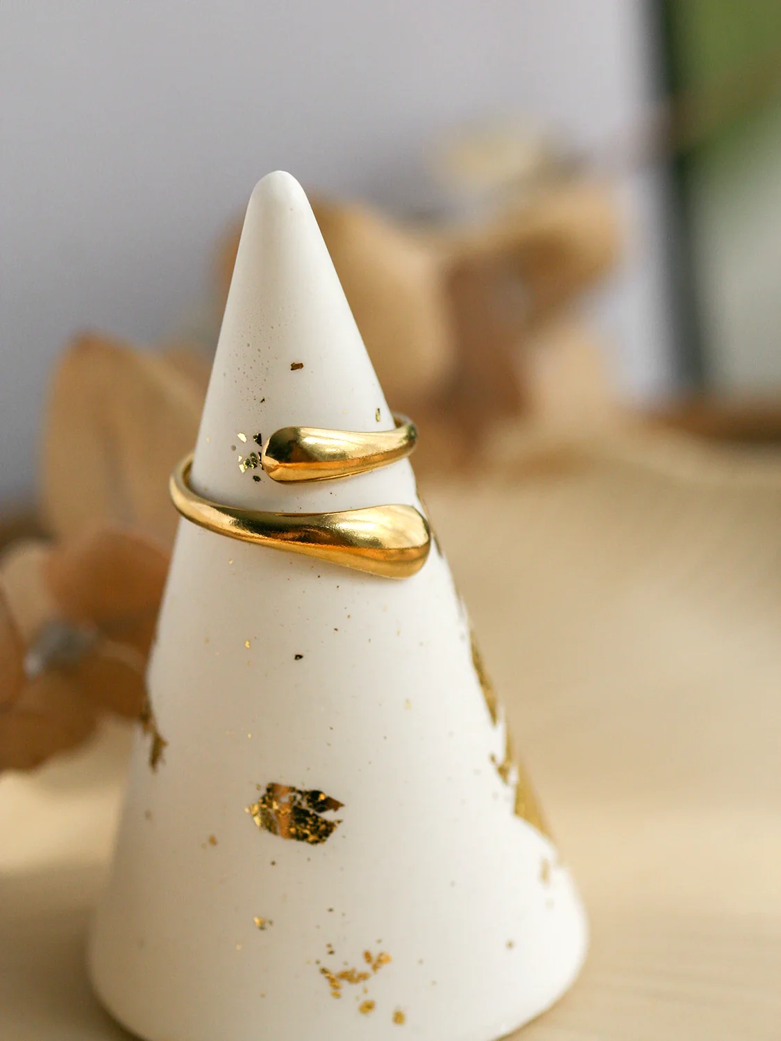 bague-femme-Silva-dore-milie-bijoux_5000x Adjustable Curved Ring-Gold - Image 1