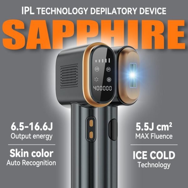 Glossy Sapphire ICE IPL Laser Hair Removal Device product photo 2 | Glossy.pk Pakistan