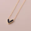 Black Heart Trendy Love Pendant — Gold Finish product photo 4 | Glossy.pk Pakistan