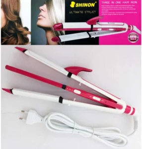 Shinon 3‑in‑1 Multi‑Function Hair Styler (Straightener & Curler) product photo 4 | Glossy.pk Pakistan