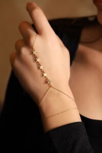 Star Hand Chain Anja — Stainless Steel — jewellery from Glossy.pk, Pakistan