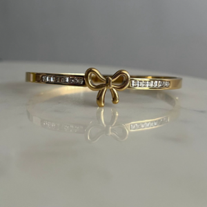 Classic Bow Handcuff Bracelet