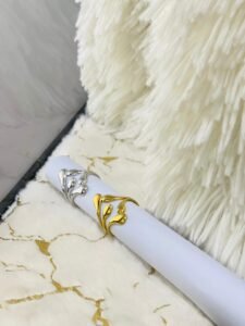 Adjustable Multi Layered Chunky Ring — Silver product photo 2 | Glossy.pk Pakistan