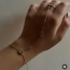 Beige Ringlet Anja — Stainless Steel Set product photo 3 | Glossy.pk Pakistan
