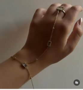 Beige Ringlet Anja — Stainless Steel Set product photo 3 | Glossy.pk Pakistan