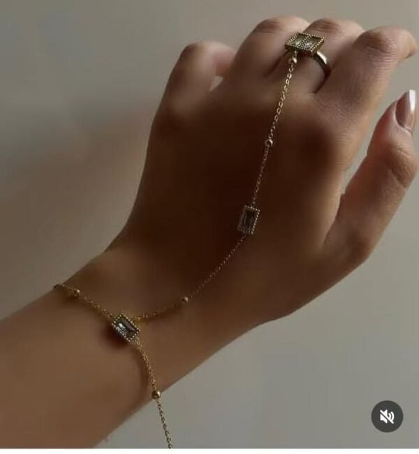 Beige Ringlet Anja — Stainless Steel Set product photo 3 | Glossy.pk Pakistan
