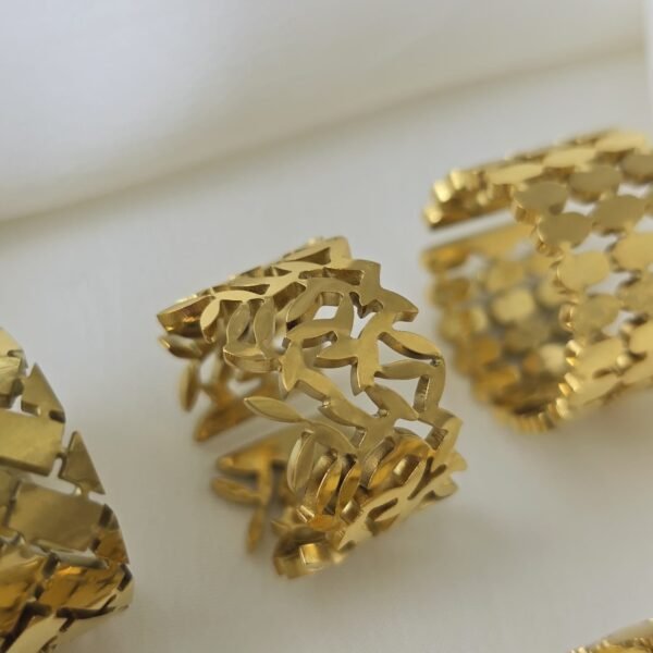 Leaf Adjustable Ring product photo 2 | Glossy.pk Pakistan