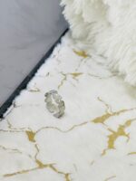 Adjustable heart ring- silver - Image 2