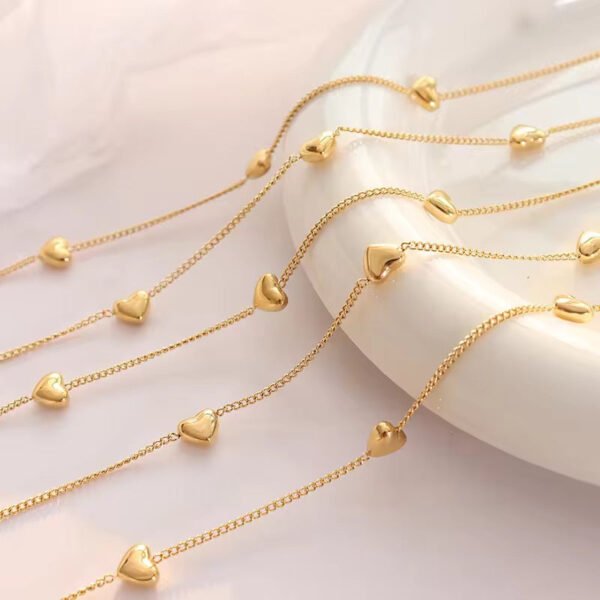 Heart combo bracelet & necklace anti-tarnish jewellery from Glossy.pk, Lahore