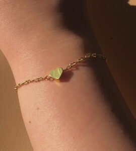 2D Mini Heart Bracelet — Stainless Steel — jewellery from Glossy.pk, Pakistan