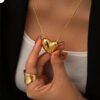 Waterproof Stainless Steel Heart Necklace product photo 2 | Glossy.pk Pakistan
