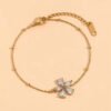 Flower Braclate Stainless Steel Bracelet product photo 4 | Glossy.pk Pakistan