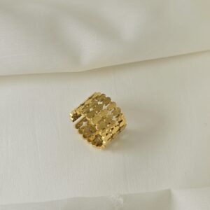 Adjustable stainless-steel ring product photo 2 | Glossy.pk Pakistan