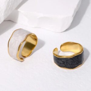 Gold Ring — Black & White