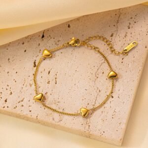 Heart Bracelet (Stainless Steel)