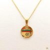 Green & red charm necklace — Stainless Steel — jewellery from Glossy.pk, Pakistan