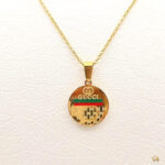 Gucci Green & Red Charm Necklace