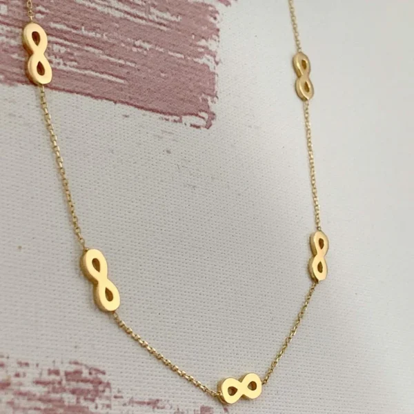 Infinity Chain Necklace product photo 2 | Glossy.pk Pakistan