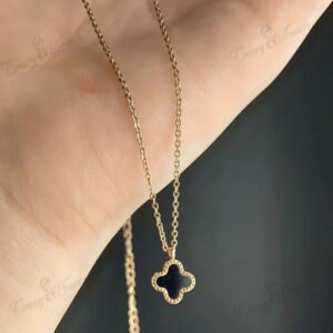 Black Clover Necklace product photo 2 | Glossy.pk Pakistan