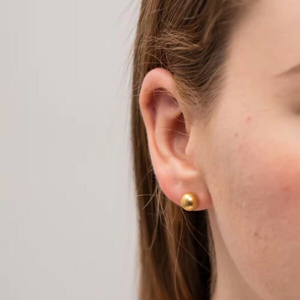 Stainless Steel Stud Earrings product photo 4 | Glossy.pk Pakistan