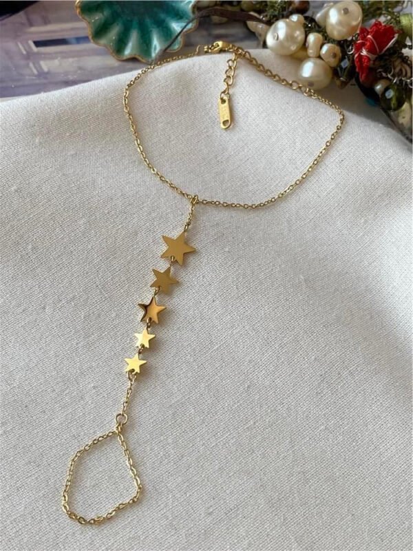 Star Hand Chain Anja — Stainless Steel product photo 3 | Glossy.pk Pakistan