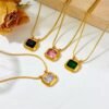 Stone Necklace (Four Colours) product photo 2 | Glossy.pk Pakistan