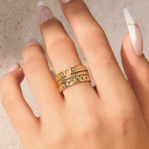 Chunky Adjustable Ring (Stainless Steel)