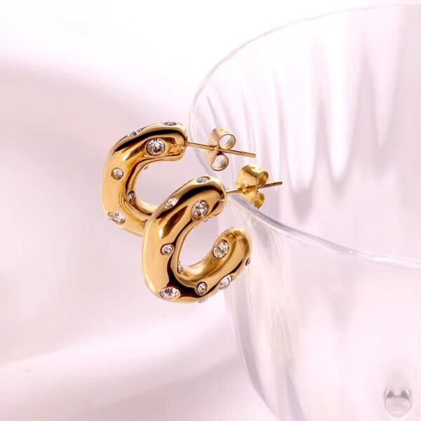 Dot earring anti-tarnish jewellery from Glossy.pk, Lahore