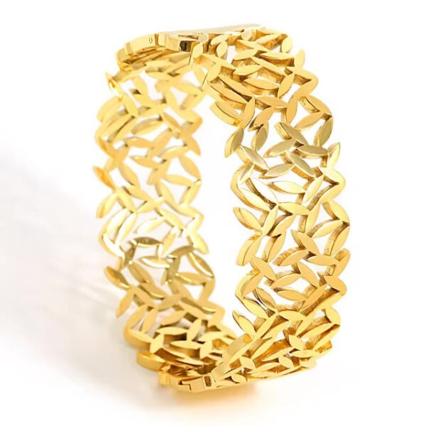 Leaf Wide Bangle product photo 2 | Glossy.pk Pakistan