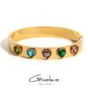 Heart Bangle (Stainless Steel) product photo 2 | Glossy.pk Pakistan